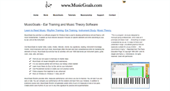 Desktop Screenshot of musicgoals.com