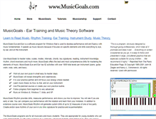 Tablet Screenshot of musicgoals.com